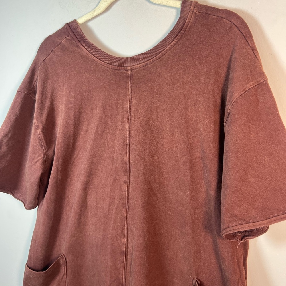 Free People Hot Shot Tee Romper in Dark Espresso XS - Picture 8 of 12